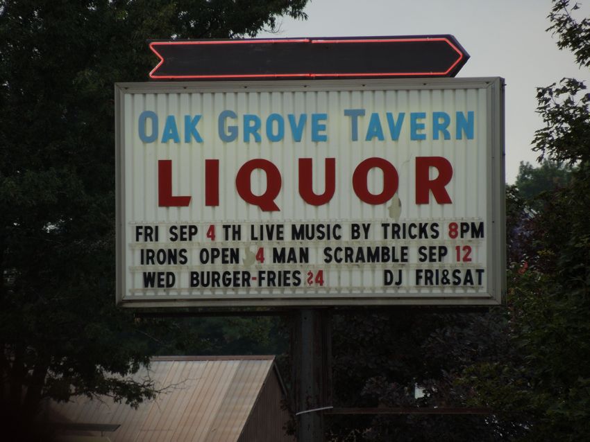 Oak Grove Tavern, Irons